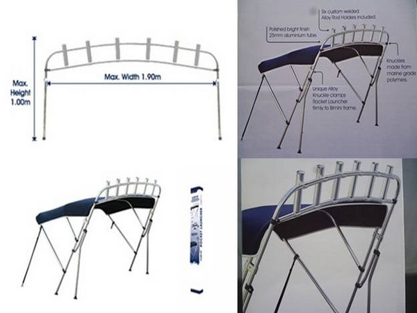 Oceansouth Clamp-on  ชุดกระบอกปักคัน แบบติดหลังคา