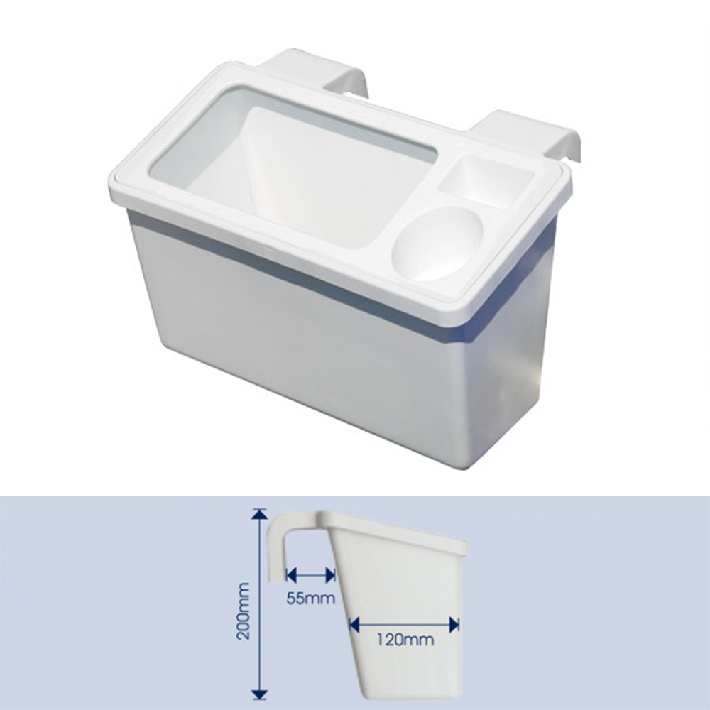 Oceansouth กล่องเก็บของข้างเรือพร้อมที่วางแก้ว