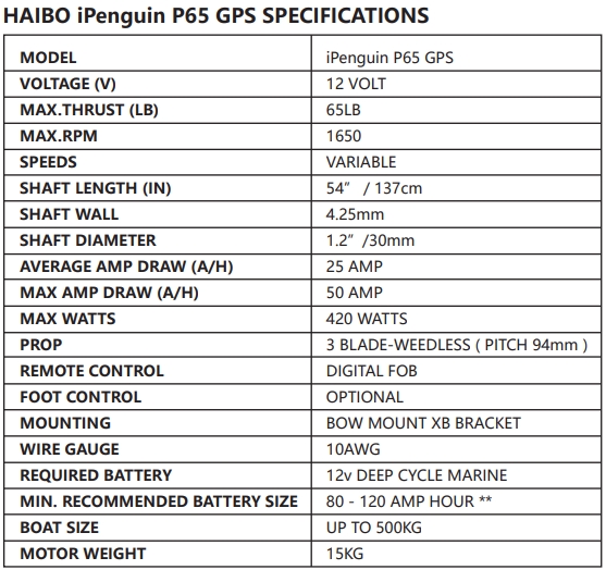 HAIBO IPENGUIN P65 GPS